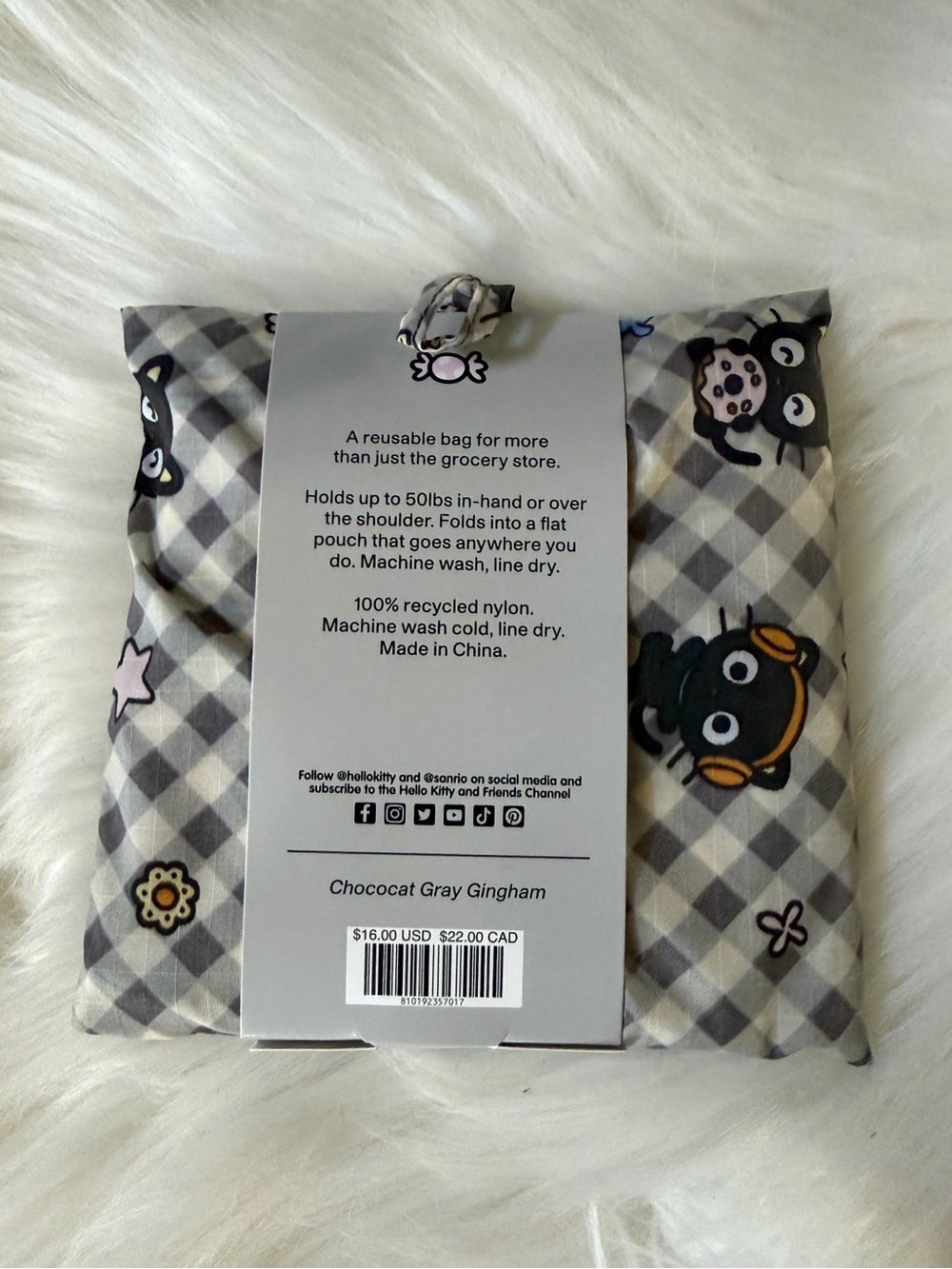 Baggu x Chococat standard reusable bag - Picture 2 of 6